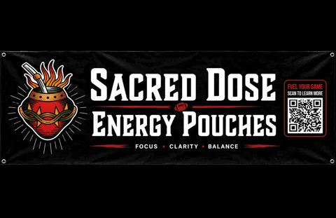 Sacred Dose Energy Pouches ad